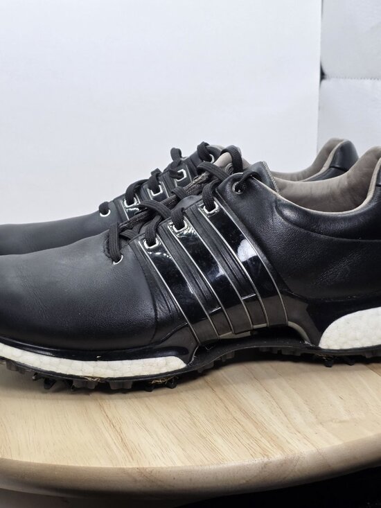 Adidas Tour360 Boost Spikeless Golf Shoes Men’s 8 Black BB7925 Clean - Picture 1 of 9